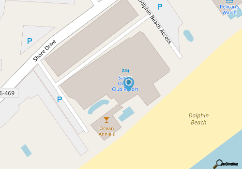Ocean Annie's Oceanfront Studio w/  Heated Pools! map location