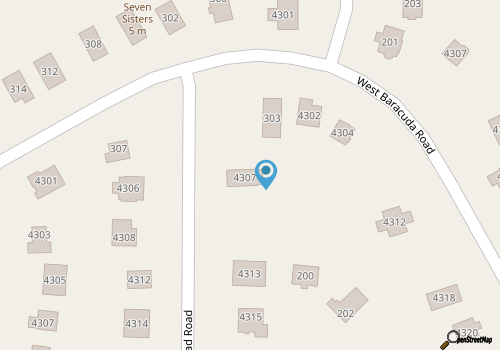 Shellback Cottage Nags Head map location