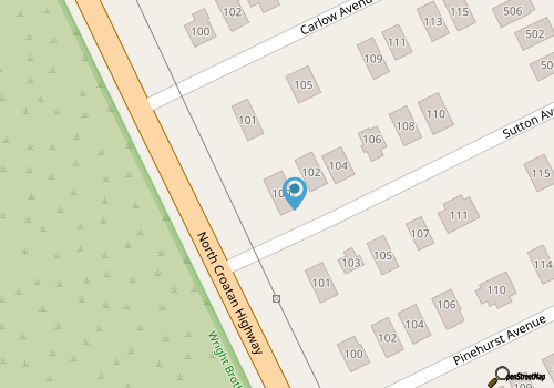 5142 - Cozy KDH Cottage Steps to the Beach map location