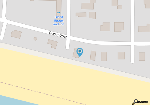 Reelaxing: Coastal-Chic Oceanfront Cottage w/ Optional Golf Cart map location