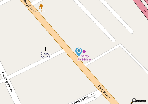 Beautiful King Street 4 Bedroom! 30 Day Rental map location