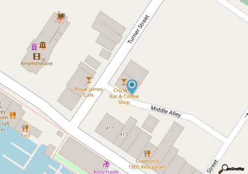 Cru Wine Bar, Coffee Shop & Wine Store map location