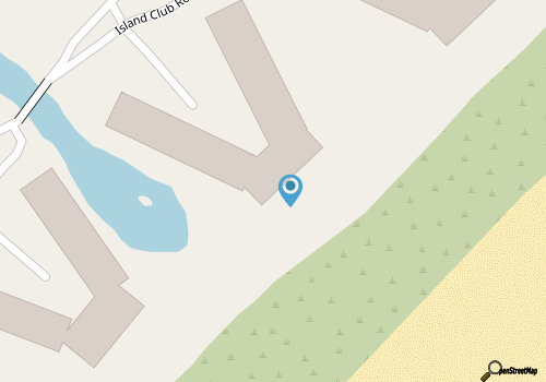 Beachfront escape with pools, hot tub, athletic courts, W/D, and central AC map location