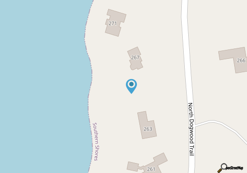 Peaceful 1-bedroom sound view apartment in charming Southern Shores NC map location