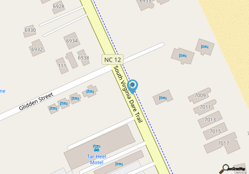 Semi oceanfront location with a 3 min walk to the ocean and Gift Card  map location