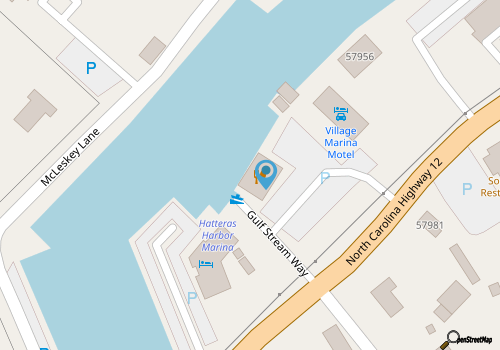 Dinky's Waterfront Restaurant map location