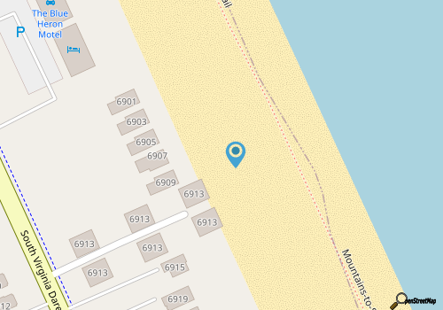 6205 Markel * 4 Min Walk to the Beach map location