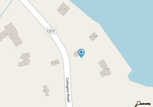 OBX Island Cottage~Water view~ 1 level, no stairs~ Beach 3.5 miles (8 min drive) map location