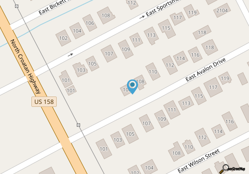 Family Friendly Beach Cottage map location