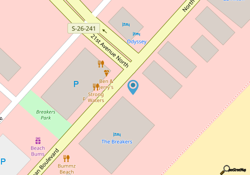 Romantic Retreat: Palms King Spa Suite 8th Floor map location