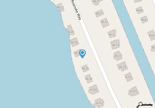 OBX soundfront, private pier, 5 min to beach, easy to kayak & paddleboard map location