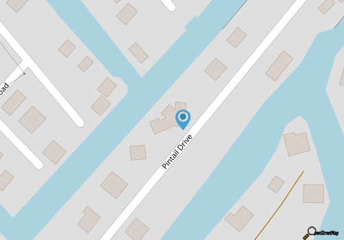 Gemini:  Canalfront, pool, main house and guest cottage, private dock. map location