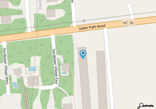 Ocean Glen 12, Almost Oceanfront 3BR 2.5BA Condo at Pine Knoll Shores! map location