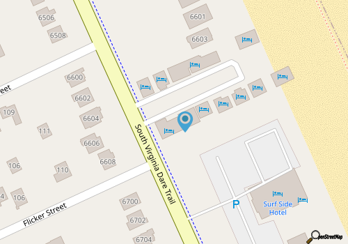 OBX Dog-friendly Ocean Cottage 10-Steps to Beach / Pool map location