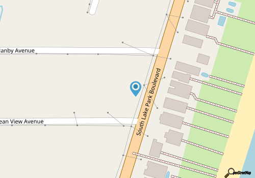 Helm N Dock One Row from Oceanfront Kure Beach map location