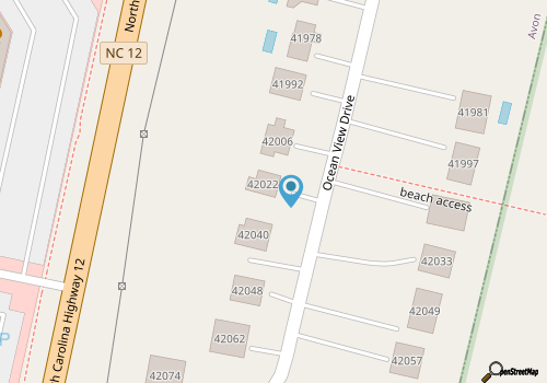 Home near the beach & shops with outdoor pool, private hot tub, grill, & tennis map location