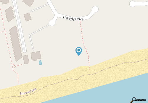 Dolphin View East, Oceanfront Duplex in Emerald Isle, NC! map location
