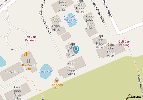 Best location on the island - 339 Captain John Fripp Villa map location
