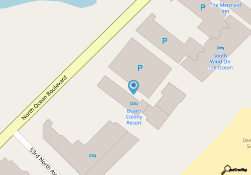 Beautiful Oceanfront 2 Bedroom Condo + Official On-Site Rental Privileges map location