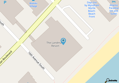 Landmark Resort 1134 map location