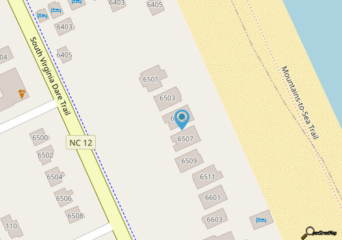 Karen's Krib | Oceanfront | Nags Head | Sleeps 16 map location