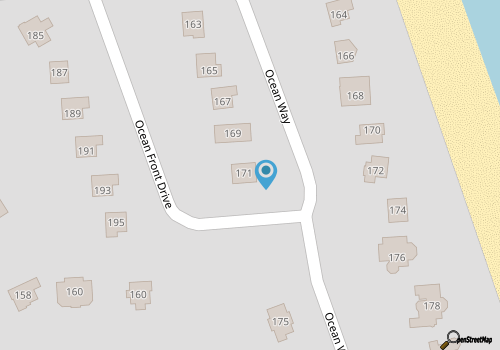 3 BR Oceanside Home in the Heart of Duck - Perfect For A Small Family map location