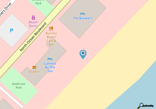 Luxury 2-BR Oceanfront Apartment in Myrtle Beach map location
