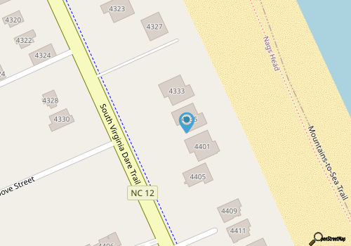 Pet-friendly oceanfront Nags Head duplex w/ hot tub and direct beach access! map location