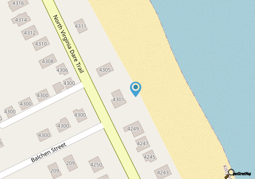 Panoramic Ocean Views in this Updated Vintage Beach Box Right on the Beach! map location