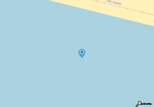 Hailo: Spacious 7-Bedroom Oceanfront Retreat in Oak Island, NC, perfect for up to 18 guests. map location
