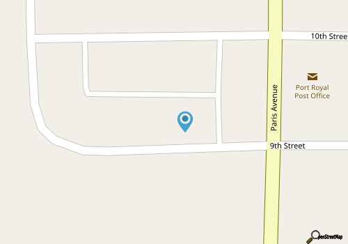 Cozy 2-bedroom house in delightful Port Royal with porches and parking map location