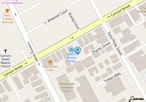 Private & Peaceful Downtown Apartment map location
