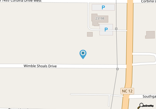 Dog-friendly house with private pool, W/D, fireplace, central AC & porches map location