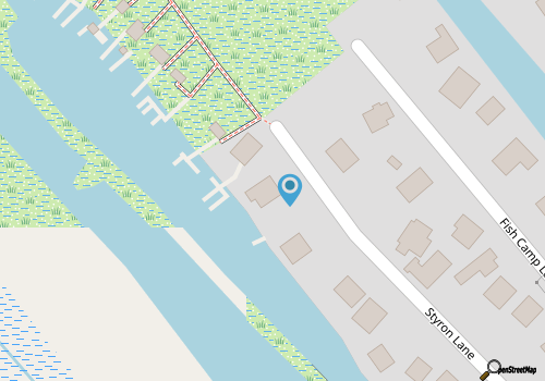 Teacher's Lair: Beautiful waterfront home on a canal in Oyster Creek map location