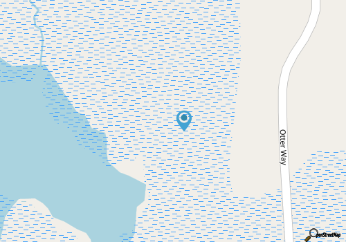 Soundfront serenity with a private dock at Blue Horizon in Salvo! map location