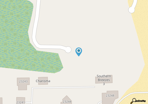 Dog-friendly home near the ocean with a modern kitchen, deck, & pool access map location