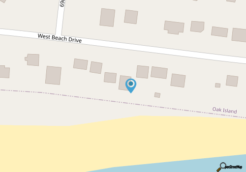 Experience coastal bliss at Just Beachy, a 4-bedroom oceanfront retreat in Oak Island. map location