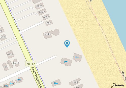 OBX TA SEA | Semi Oceanfront | Nags Head | Sleeps 10 map location