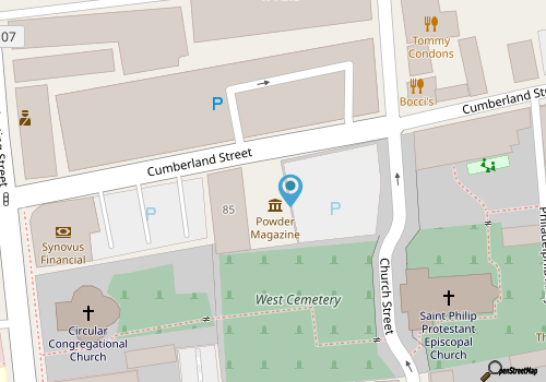 Dark Side of Charleston Tour map location