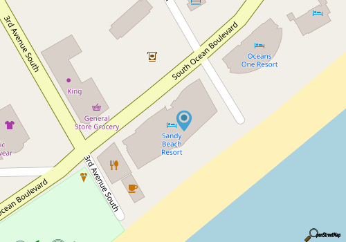 ???? Amazing Luxury Direct Ocean Front 1BD/1BA,  Modern Decor. Great Location! map location