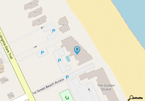 Crystal Shores 202: Oceanfront, Shared pool map location
