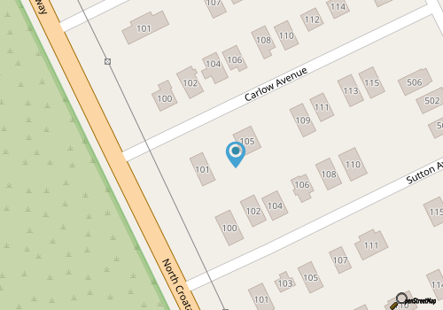 Walk to beach! Cottage perfect for families. map location