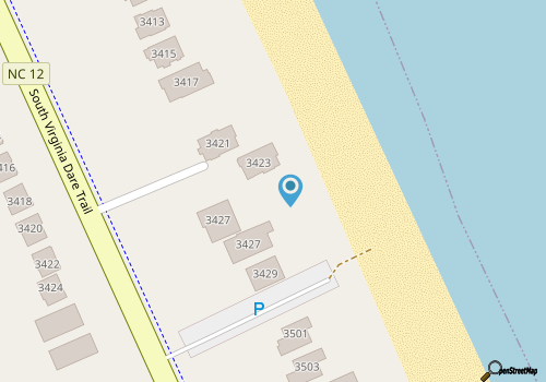 JL #426 | J. Jones - Oceanfront - Pet Friendly map location