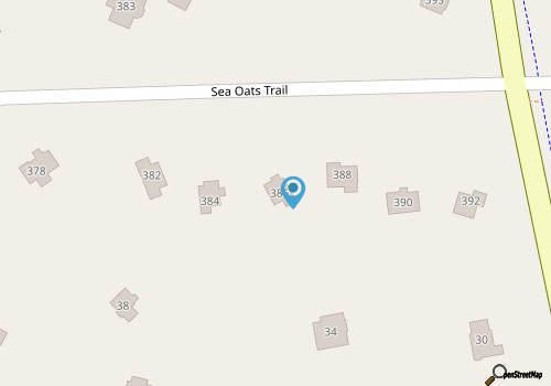 Enjoy vacation paradise on the sound side in the 4 BR home w/Private Pool map location