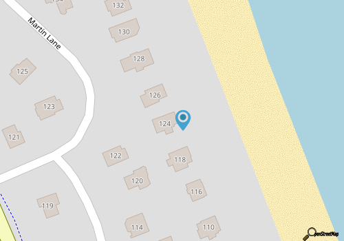 D124- Classic Duck Oceanfront - 4 Brs Outstanding Ocean Views & Comm. Pool map location