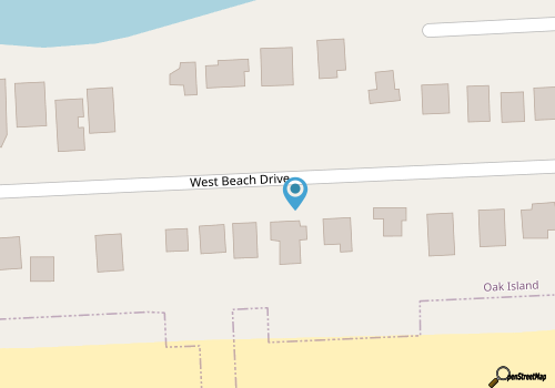 Oceanfront Beach Cottage w/ Modern Renovation & Private Boardwalk map location