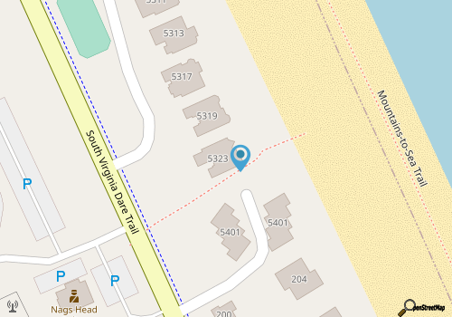 Sister Seas: Oceanfront, Very Private Duplex map location