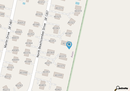 SUMMER SAVINGS - Oceanfront Dog Friendly Cottage with Grill and Screen Porch map location