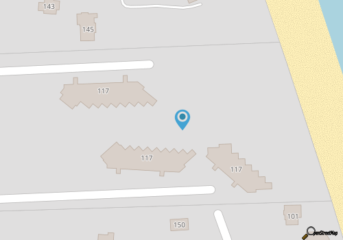 Condo for a small group getaway just a short distance from the beach map location