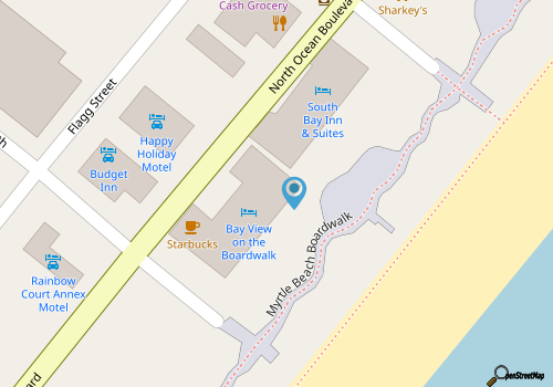 Direct Oceanfront Studio on the Boardwalk,Bay View map location